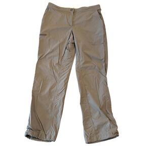 LL Bean Womens Vista Hiking Pants Sz 12 Nylon Spandex Stretch Outdoor